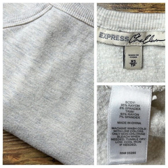 Express One Eleven Long Sleeve Cold Shoulder Halter - Picture 8 of 8